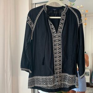Madewell Black Tunic